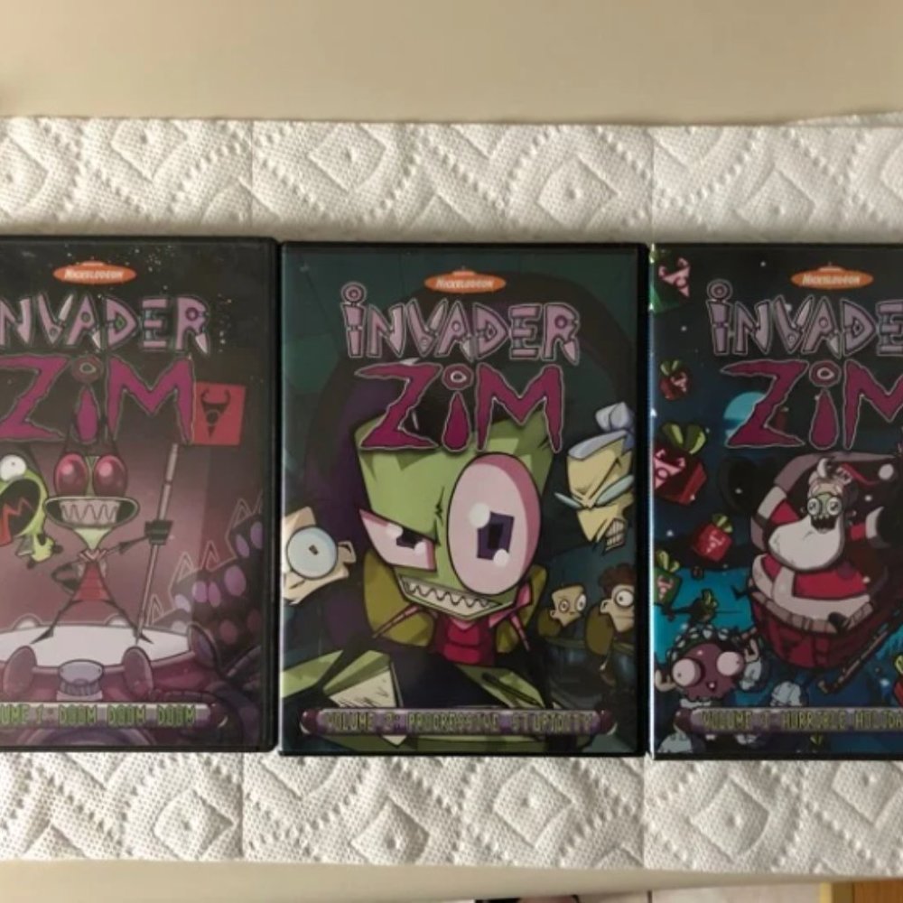 Invader ZIM [Original COMPLETE VOLUMES 1-3] DVD Collection